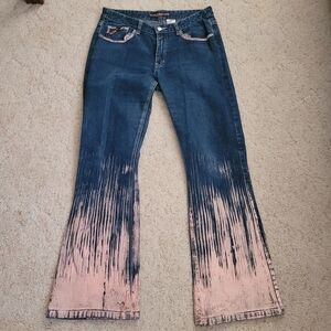Vintage Maurice Malone Hand-Painted Jeans